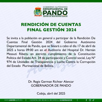 COMUNICADO